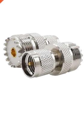 1Pcs SO29 PL259 SO-29 PL-259 UHF Male to UHF Female Straig