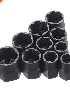 10pcs/Set Damaged Bolts Nuts Screws Remover Extractor Remova
