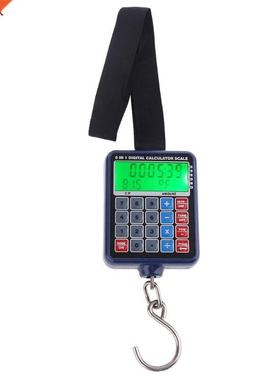 50kg/10g Digital Hook Scale with Calculator Travel Luggage W