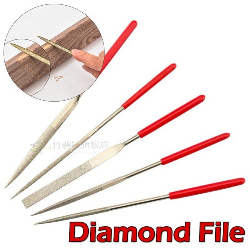 *Mini File Set 5pcs/set Wood Rasp Files Needle Carving Tools