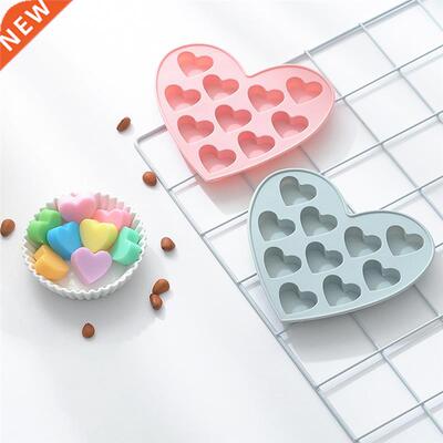Heart S Slcone Mold Cake Mold 10 Cavtes Slcone Bak
