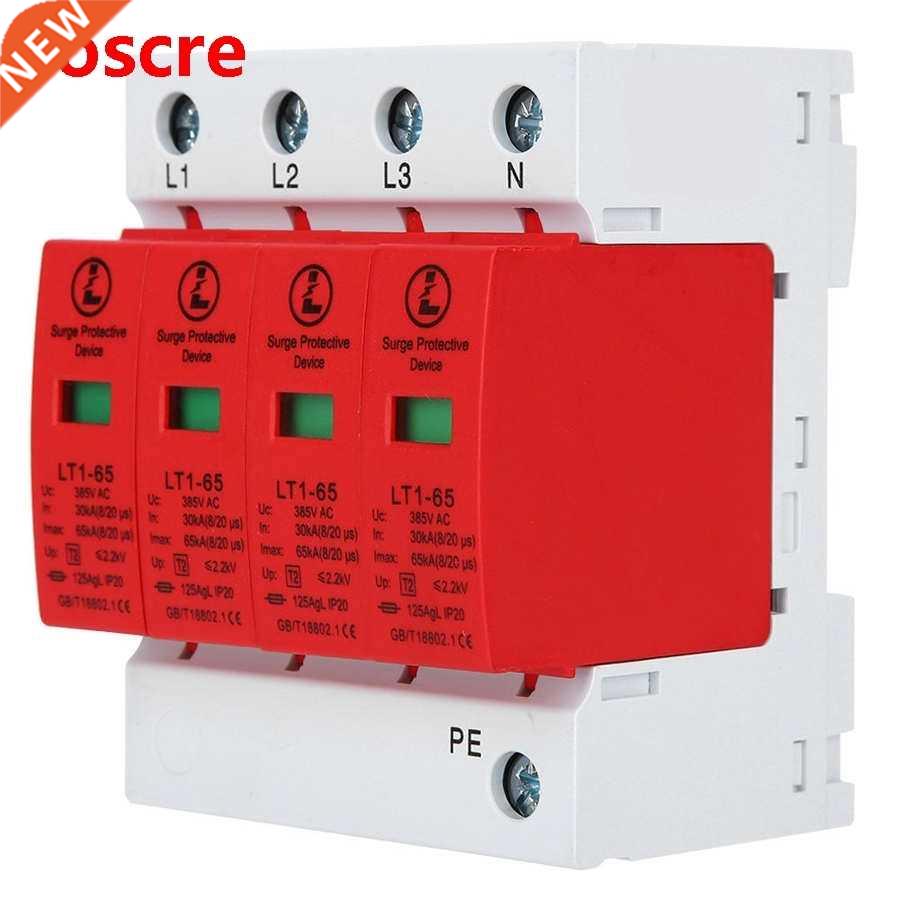 4P Surge Protector 65ka SPD Protection Module Appliances Low