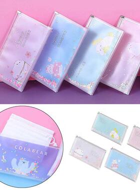 1Pcs 210*115*30mm Portable PP Face Mask Holder Dustproof Zi