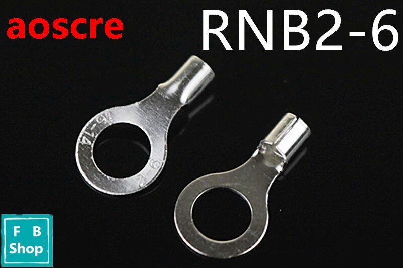 RNB2-6 (TO type) Non-insulated ring terminal electrical wire