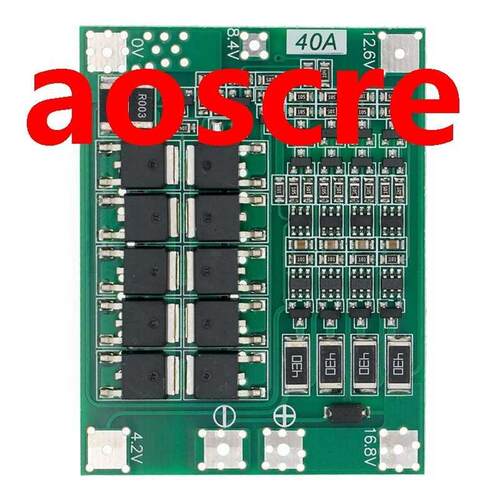 4S 40A 18650 Li-Ion Lithium Battery Charger BMS Board PCB Pr