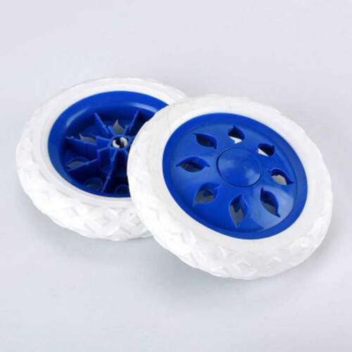 2pcs Shopping Cart Wheels Trolley Caster Replacement 6.5 Inc