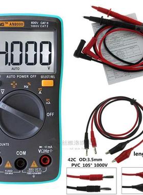 Electric Digital Multimeter 4000 Counts Backlight AC/DC Amme