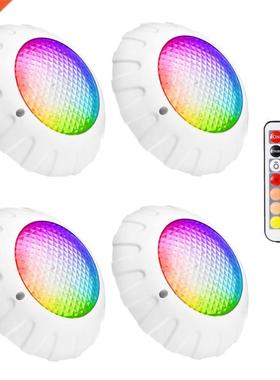 38W Remote Controlled RGB Submersible Light Operated Underwa