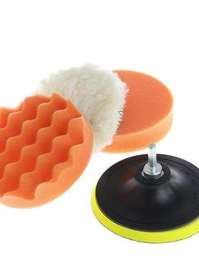 2021 New 5Pcs 4 Inch 100mm M10 Sponge Waxing Buffing Polishi