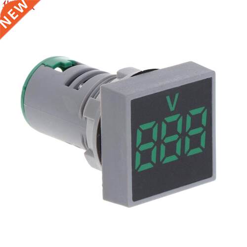 22MM AC 12-500V Voltmeter Square Panel LED Digital Voltage M