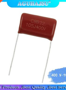 10PCS CBB electricity 400V 105J Leg distance 20 mm Blocking