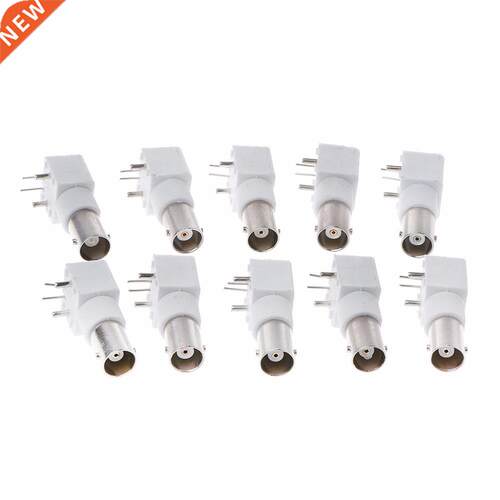 10Pcs/Set Board PCB Mount Right Angle BNC Female Jack With N