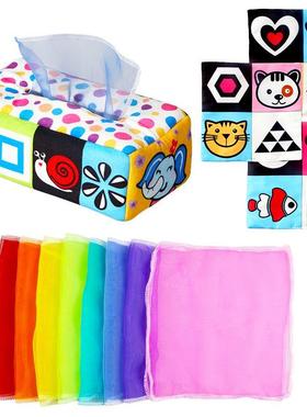 Montessori Magic Tissue Box Baby Toys Educational Learning A