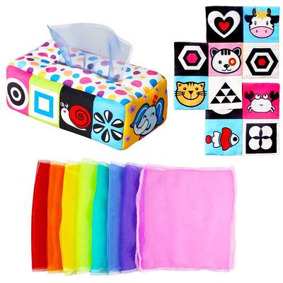 Montessori Magic Tissue Box Baby Toys Educational Learning A