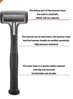 Shockproof Hammer Rubber Wear-resistant Anti-skid Hammer Rou