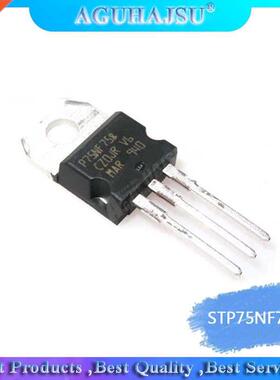 10PCS STP75NF75 TO-220 P75NF75 TO220 75NF75 High power FET i
