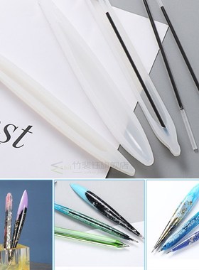 Handmade point Pen V Resin Epoxy Resin Casting Mold Penholde