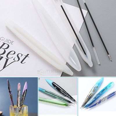 Handmade point Pen V Resin Epoxy Resin Casting Mold Penholde