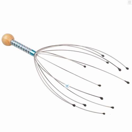 1pcs 12 Finger Head Massager Anti Pain Relief Octopus Scalp