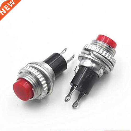 10pcs DS14 Small Momentary Push Button Switch 10mm Red Non