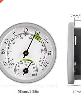 Wall Mounted Analog Humidity Gauge Temperature Humidity Mete