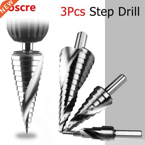 PCS 4-12mm HSS Cobalt Step Stepped Drill Bit Set with Cente