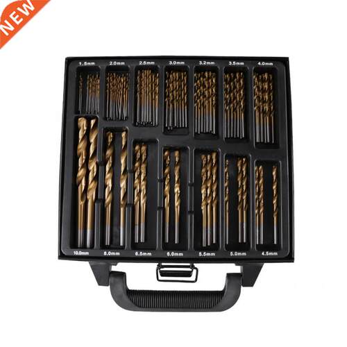 99pcs 1.5mm-10mm Coted HSS Drill Bit Electric Drill Wood Ho