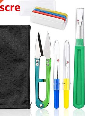 4Pcs Seam Ripper Thread Remover Kit Tailor Chalk Sewing Sti
