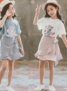 2022 Summer kids baby Girls Clothes Set Children Clothing T-