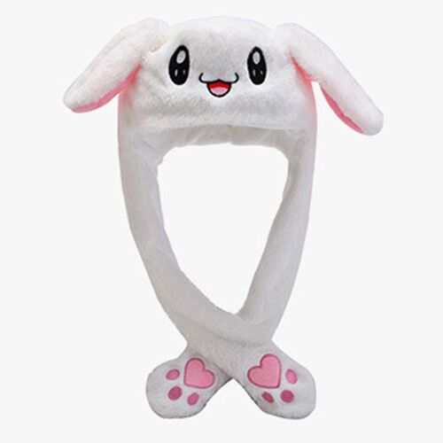 Influencer Rabbit Ear Hat Cute Caps Plush Embroidery Rabbit