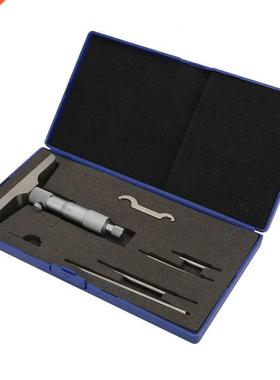 High Accuracy Round Depth Micrometer Measuring Tool + 5Pcs C