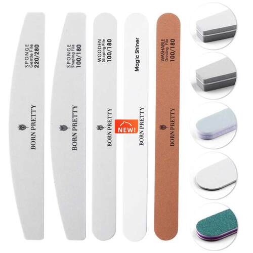 Nail File Sanding Buffer Manicuring Buffing Polish Gel Polis