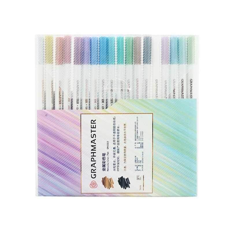 18 Colors Marker Pens Set Colored Artist Highlighter Markers