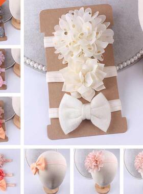 3Pcs/set Kids Elastic Floral Hairband Set Children'S Sim