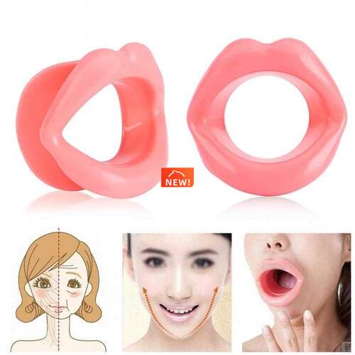 Silicone Rubber Face Lifting Lip Trainer Mouth Muscle练习笑