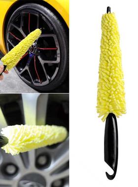 Car Wash Portable Microfiber Wheel Tire Rim Brush Car Wheel