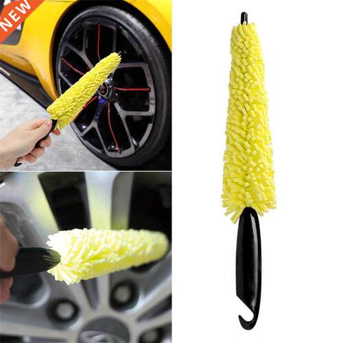 Car Wash Portable Microfiber Wheel Tire Rim Brush Car Wheel