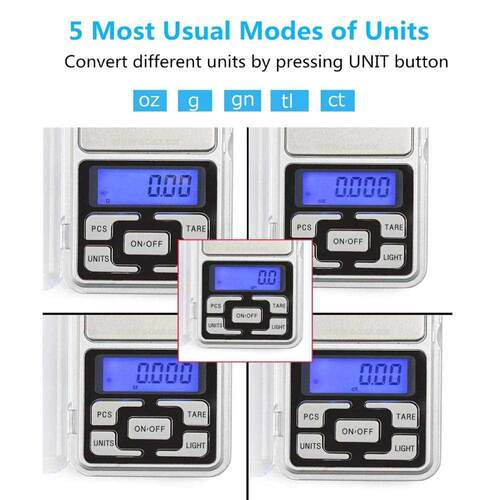 Mini Scale 500g/00g/200g/100g X 0.01g /0.1g Accuracy Electr