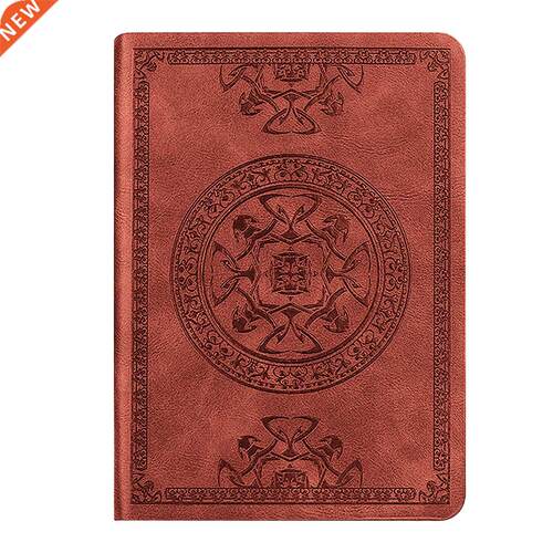 Retro Artificial Leather Stationery Desk Home Kids Planner G