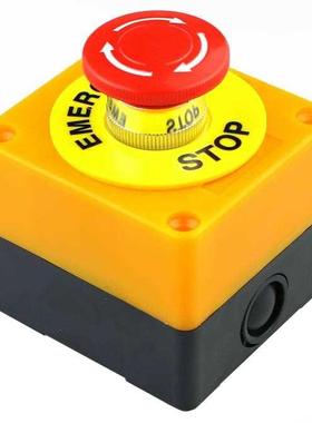 AC 660V 10A Plastc Shell Red Sgn Emergency Stop Mushroom P
