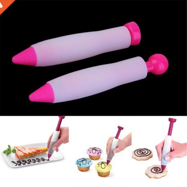 Silicone Food Writing Pen Chocolate Decorating Tools Cake Mo