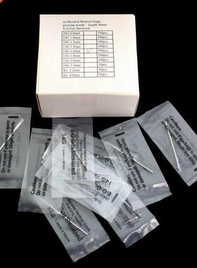 200PCS Piercing Needles Surgical Steel 14G Disposable Body P