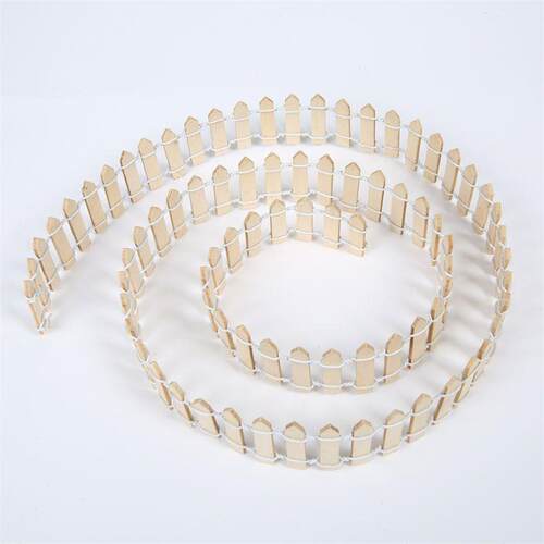 100cm*3cm Mini Decorative Fence Multi-color Fence Gardening