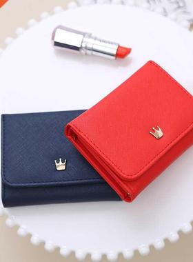 Women's Wallet Short Women Coin Purse Crown Wallets For