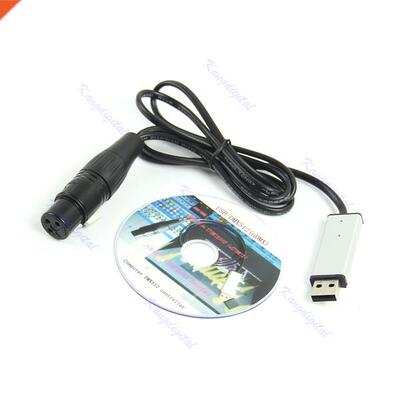 Satge Lighting Controller Dimmer DMX Interface Adapter to DM