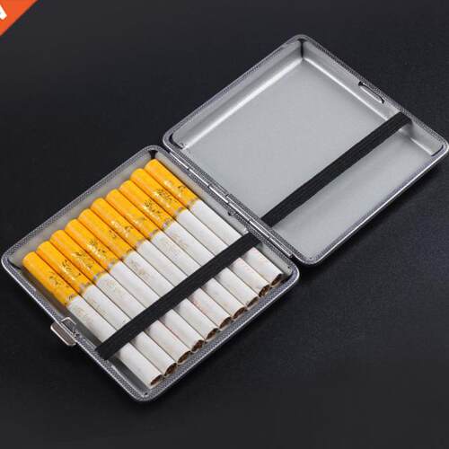 Portable Double-open Leather Cigars Cases 适用于 hold 20pcs