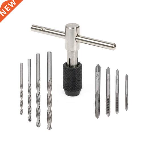 9pcs/set Hand Screw Tap T Type Screw Thread Reamer Set M/M4