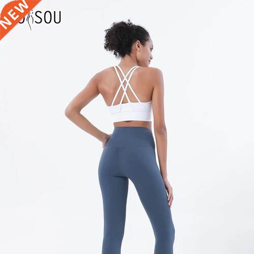 SOISOU New Yoga Set Women's Trasuit Gym Fitness Set Woma
