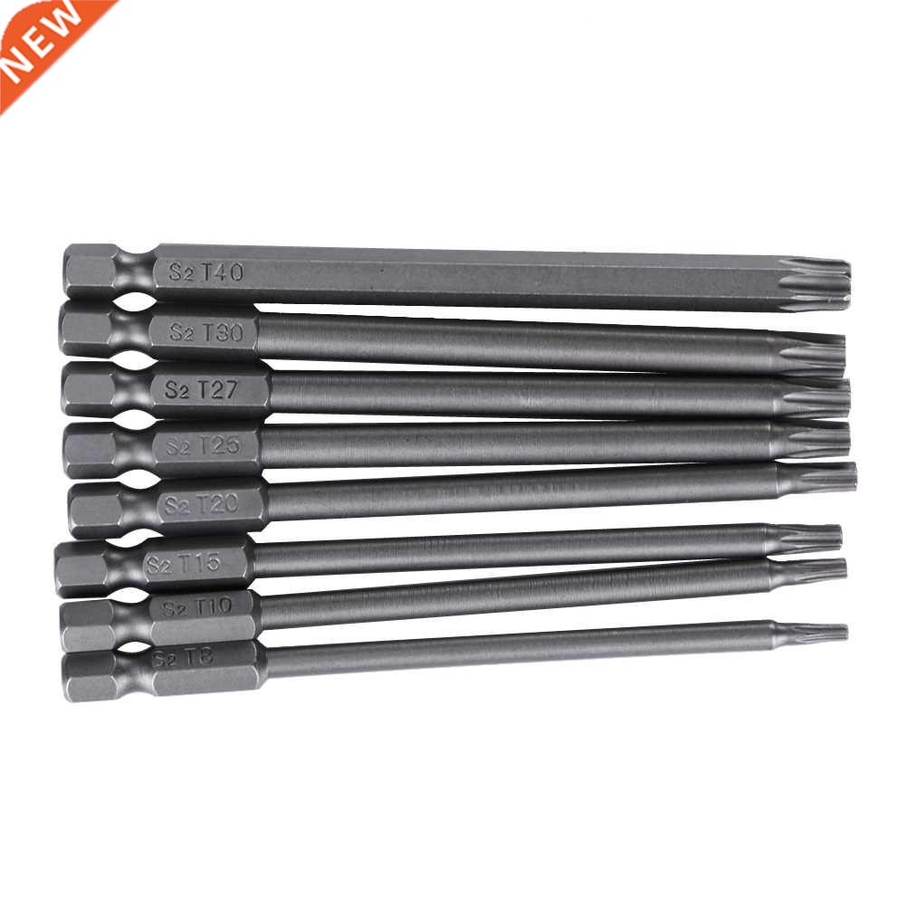 8 100mm Length 1/4		 Hex Shank Torx Bits Set T8 T10 T1