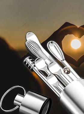Stainless Steel Ear-picking Spoon Ear-picking Earwax Tool Se